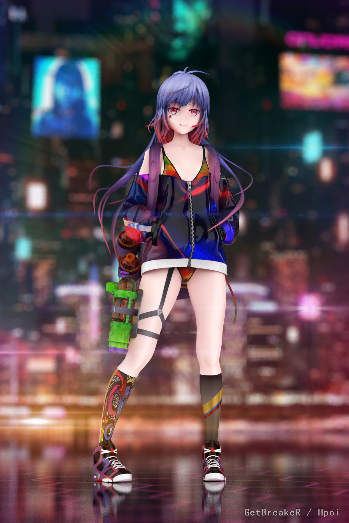 自制原型 水枪少女