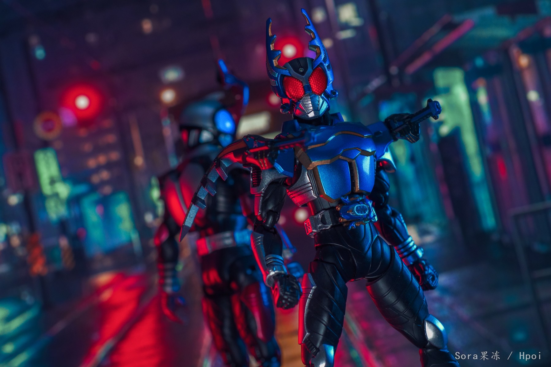 出前留念 赛博风的甲斗钢斗