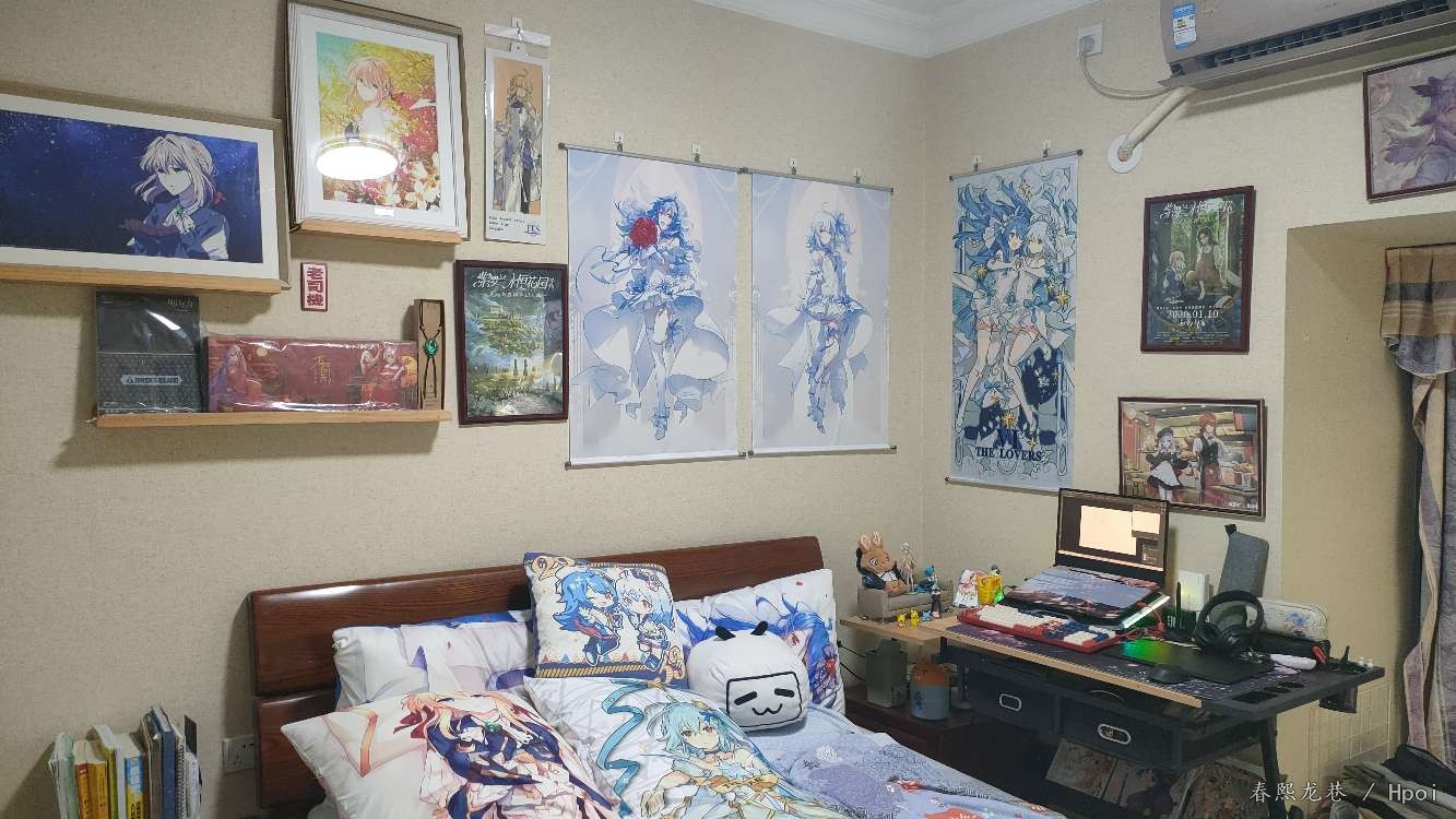 一个高三毕业的老宅男玩家房间