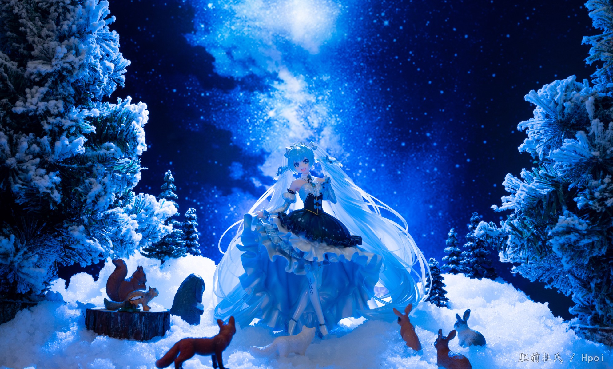 【妙手偶得】银河下的雪歌姬