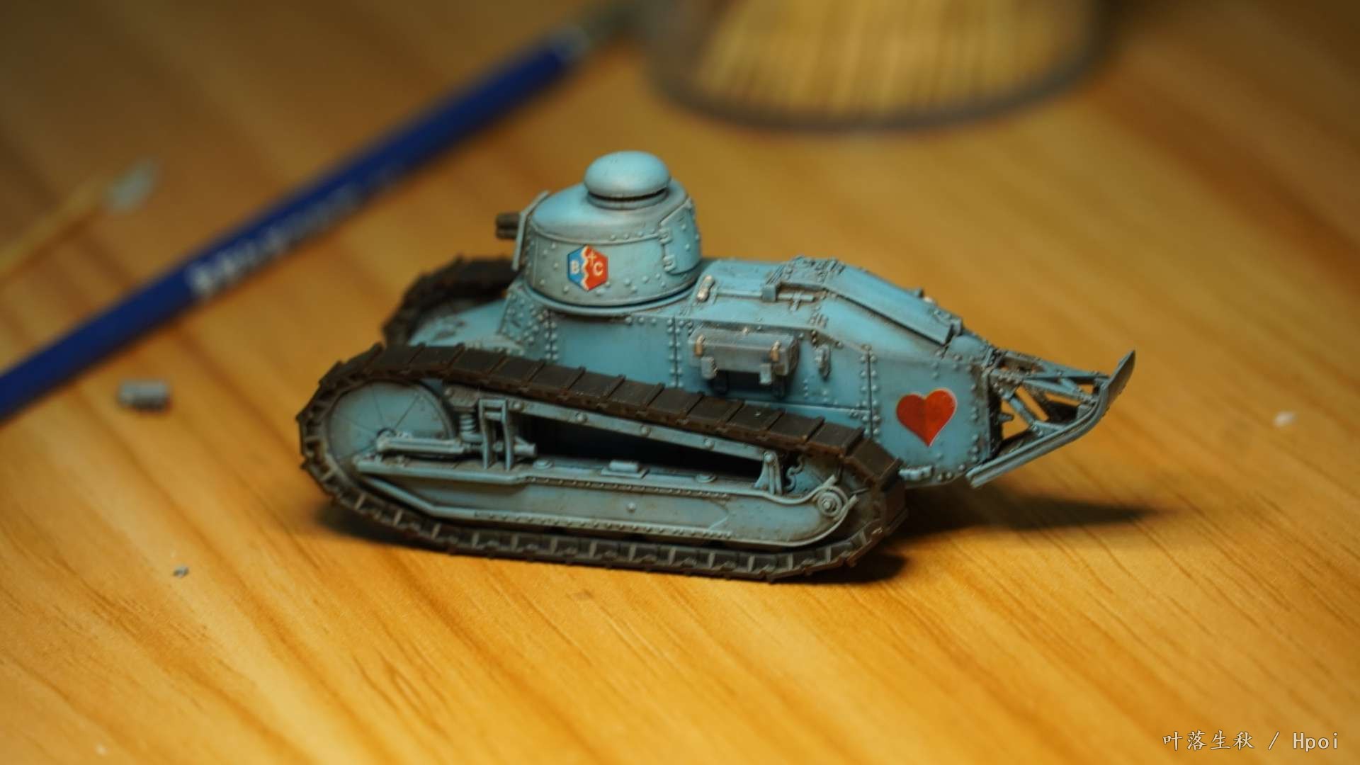 雷诺1/72 少女与战车涂装