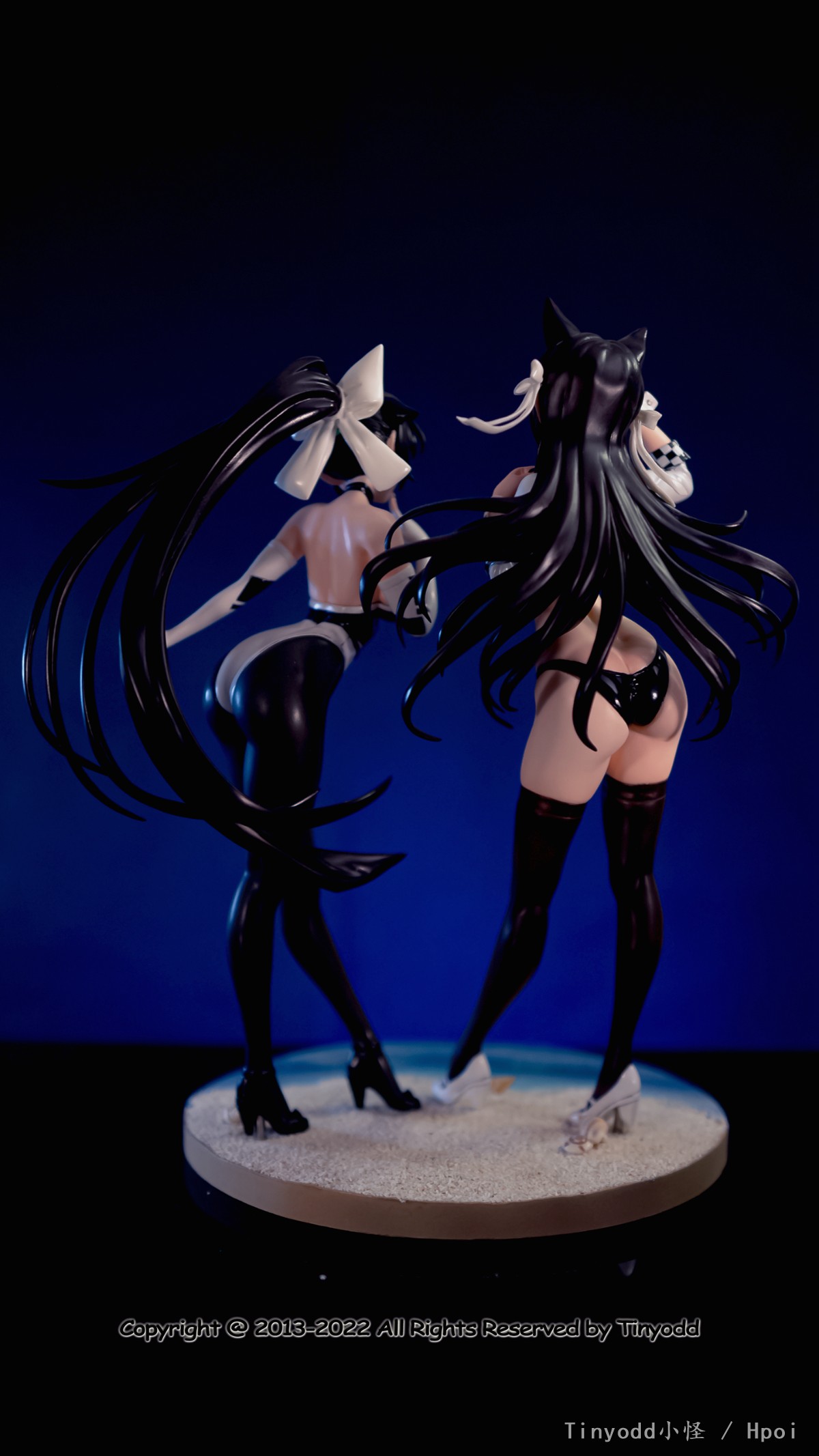 【碧藍航綫】賽車女郎ver.  高雄&愛宕 1/8 GK塗裝完成品
