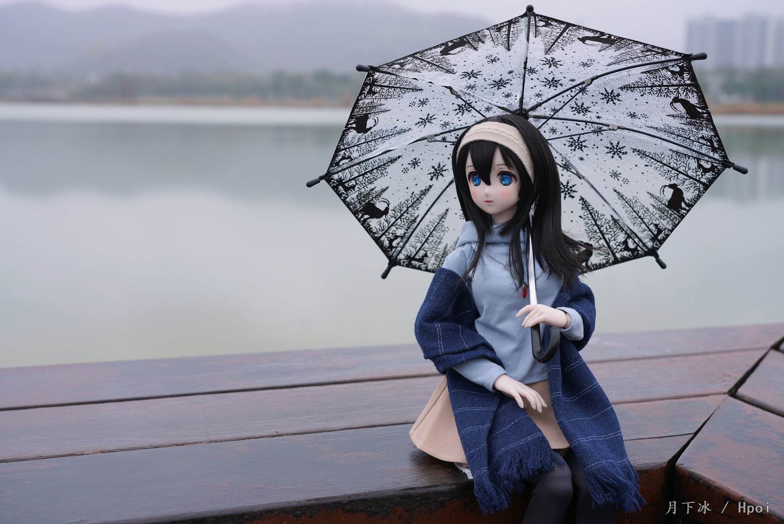 雨中漫步