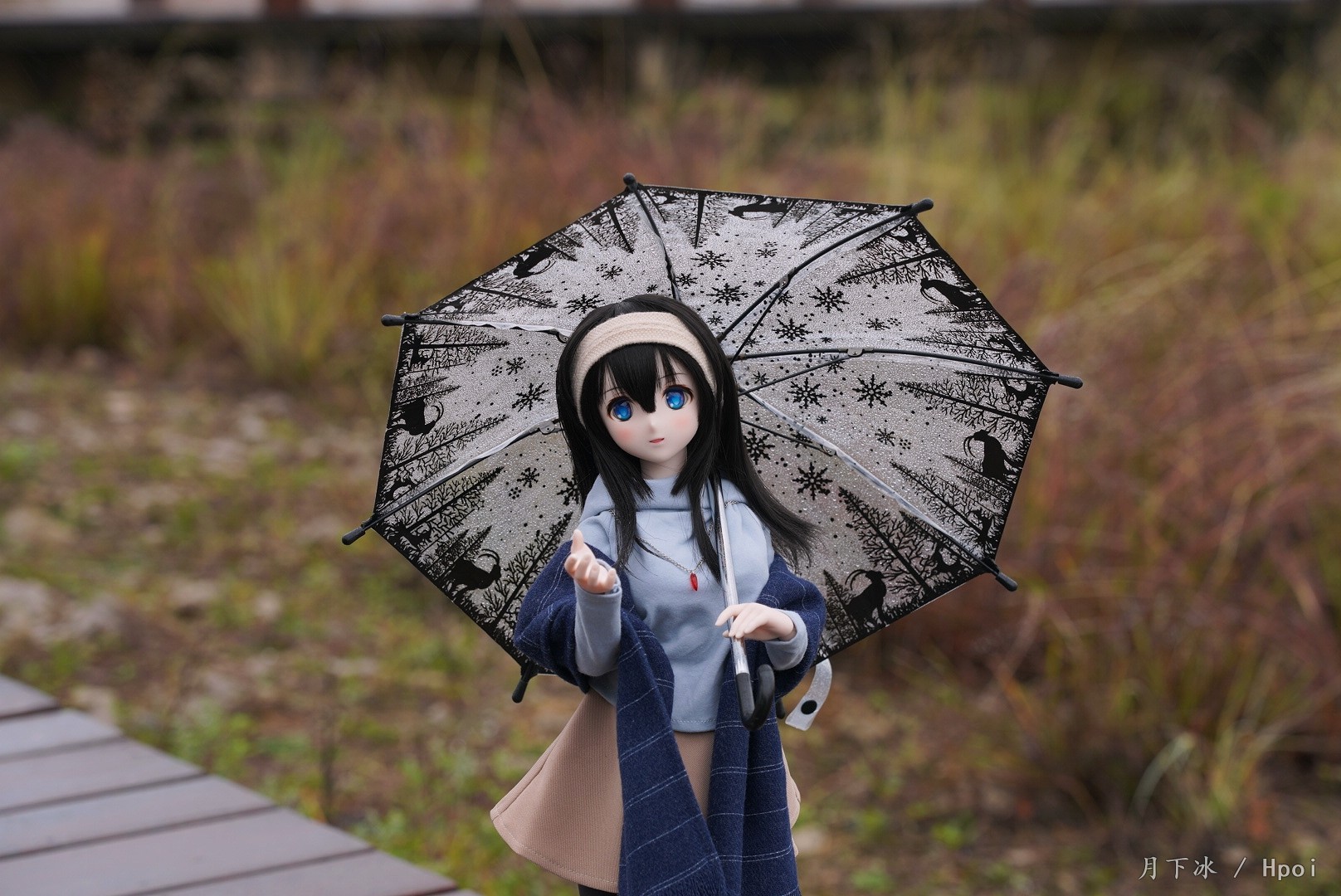 雨中漫步