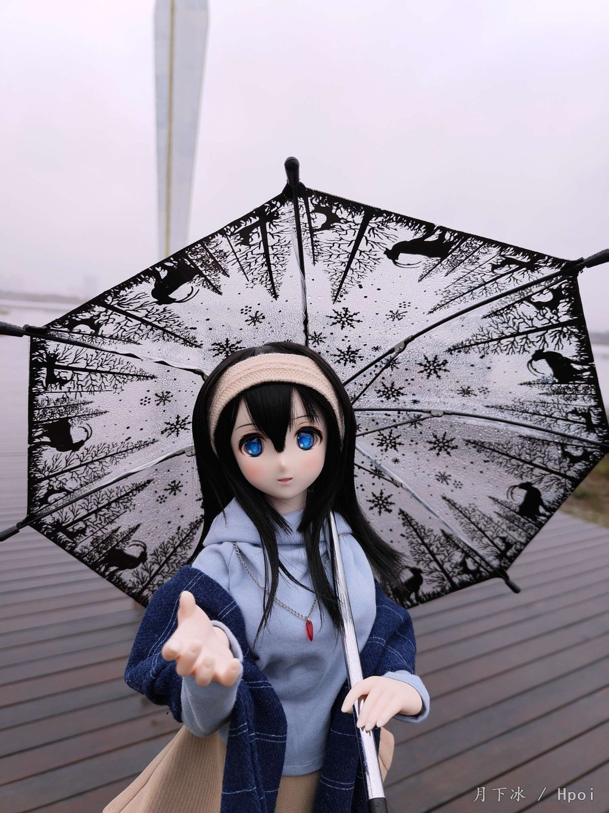 雨中漫步
