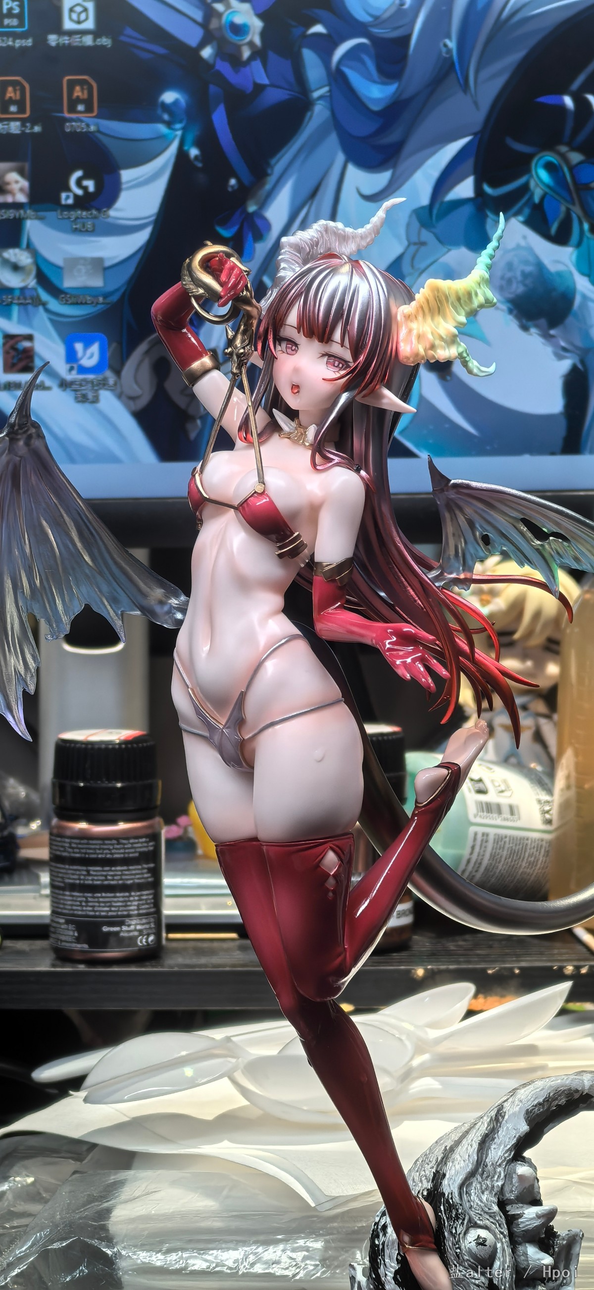 曼奇立德涂装班S6期生作品-【魅魅子-合众之力】