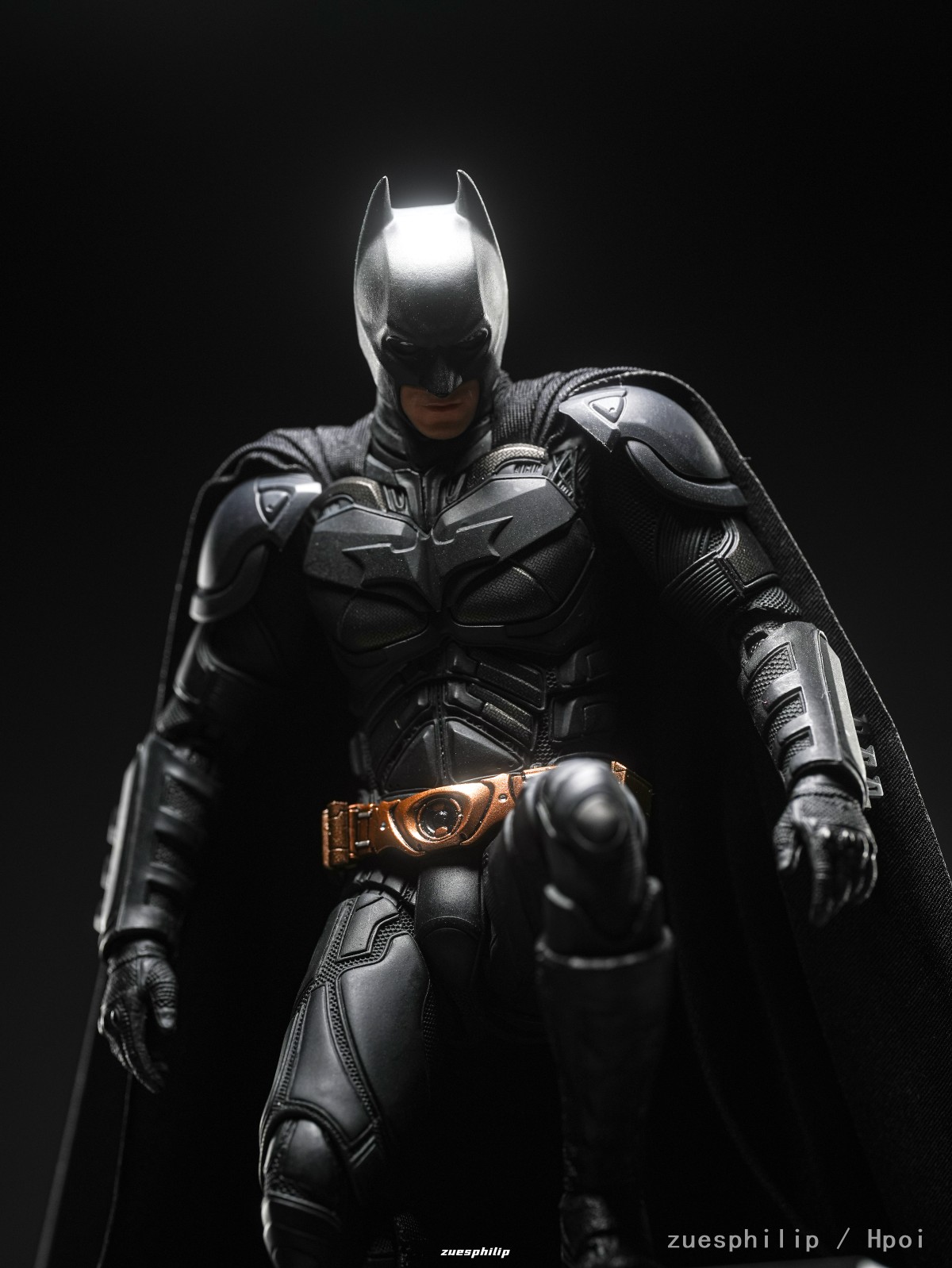 随拍｜inart 1/12 贝尔蝙蝠侠大头照