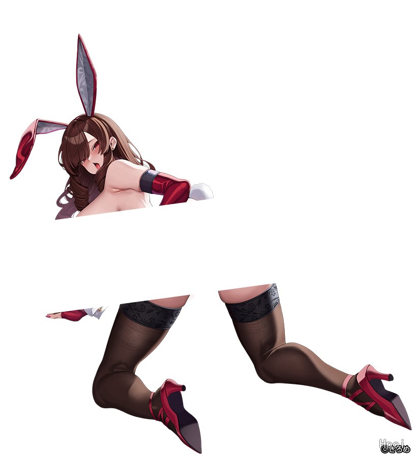 雾生沙结花 兔女郎