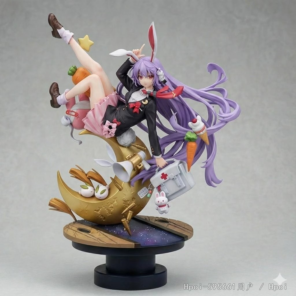 铃仙的手办上色