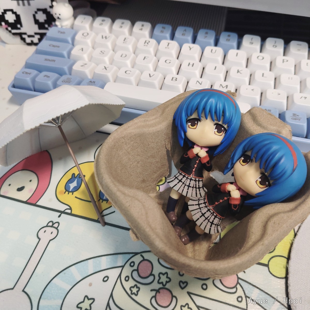 太阳伞下的文静天然素材