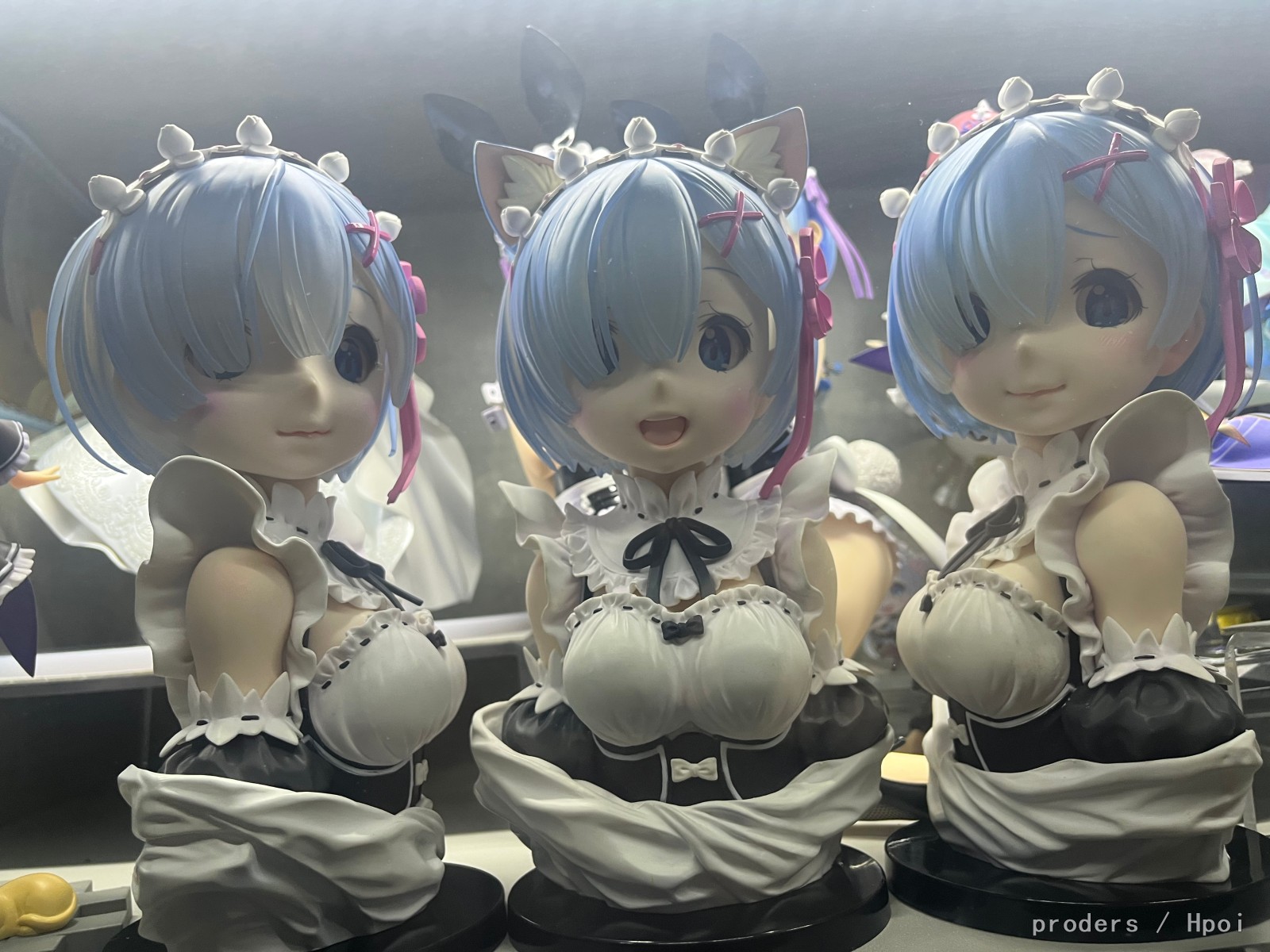 蕾姆胸像一番赏A赏 微笑 娇羞胸像Last赏猫耳胸像