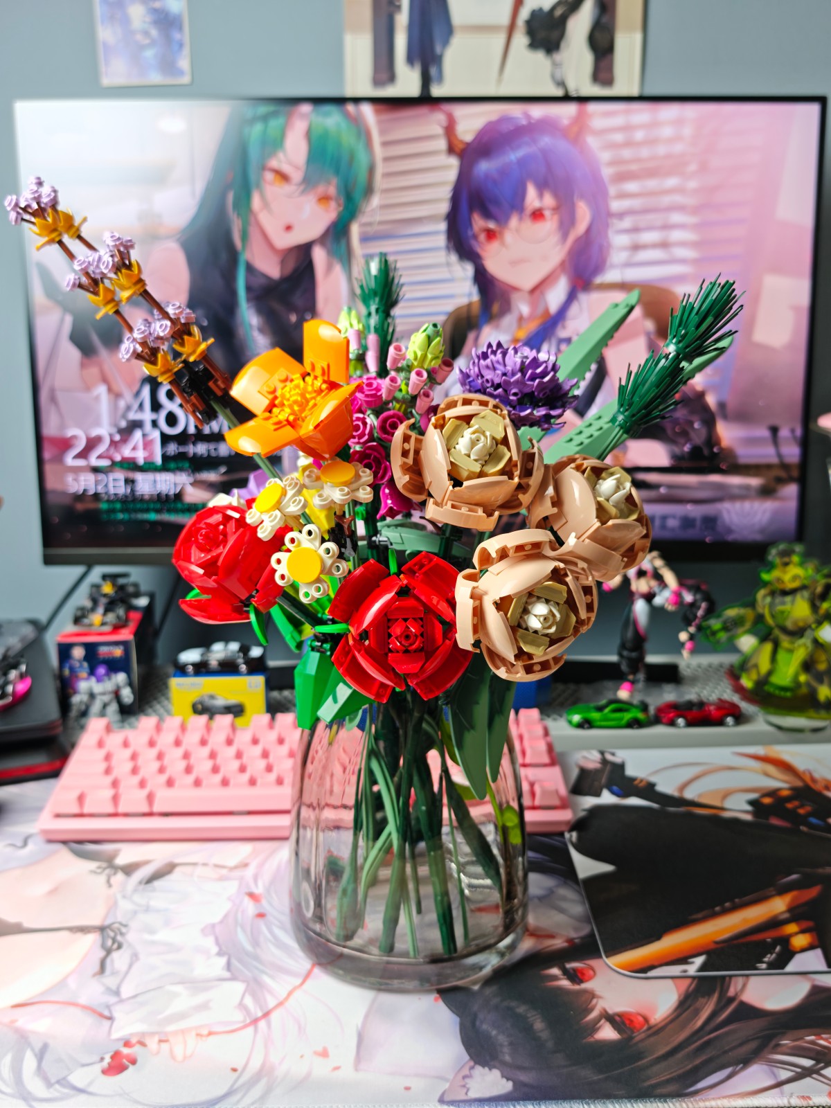 清灰插花