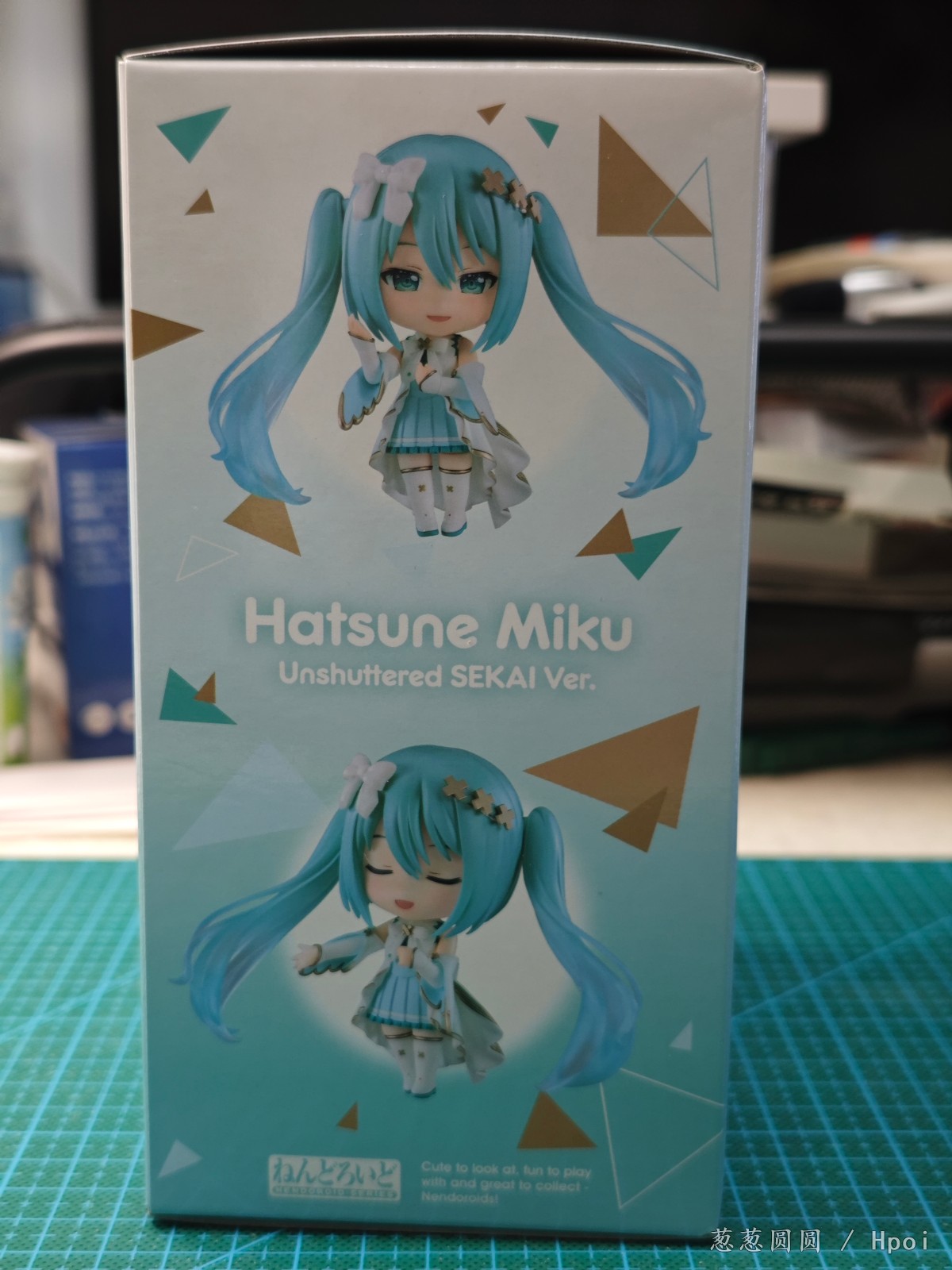 初音未来粘土人 开窗版包装图