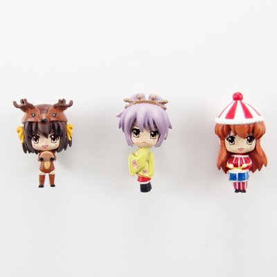 黏土人plus 凉宫春日的忧郁 コスプレ根付け＆チャーム第2弾