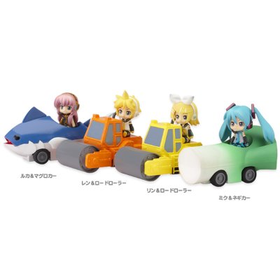 黏土人plus ボーカロイド 激走プルバックカー