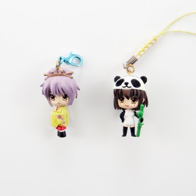 黏土人plus 凉宫春日的忧郁 コスプレ根付け＆チャーム第2弾