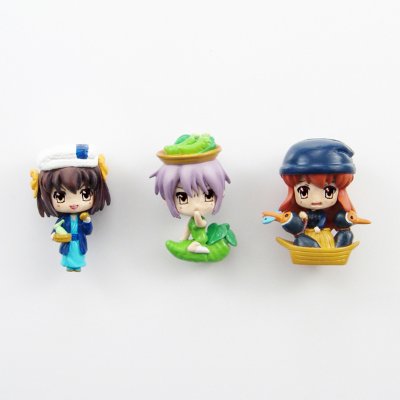 黏土人plus 凉宫春日的忧郁 コスプレ根付け＆チャーム第2弾