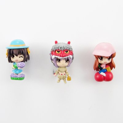 黏土人plus 凉宫春日的忧郁 コスプレ根付け＆チャーム第2弾