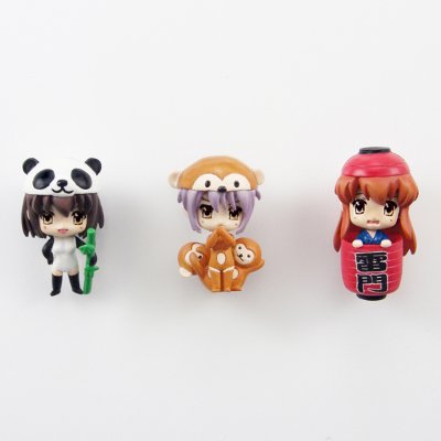 黏土人plus 凉宫春日的忧郁 コスプレ根付け＆チャーム第2弾