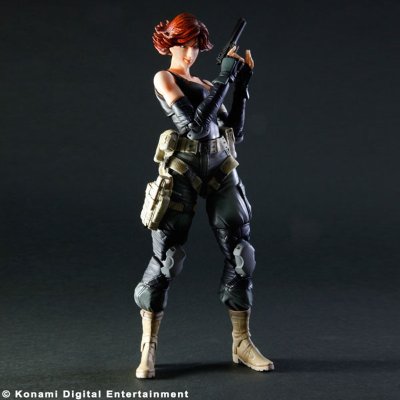 PlayArts改 メタルギアソリッド 梅丽尔・希尔弗伯 可动手办