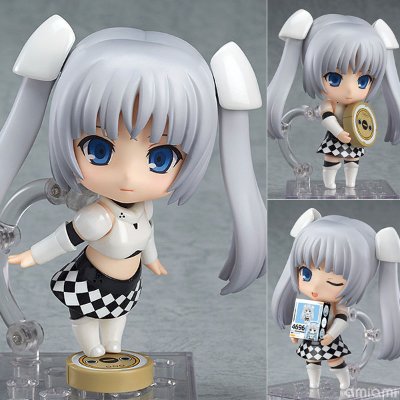 粘土人 #406-b 黑白小姐  黑色