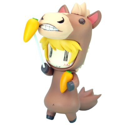 へっぽこ干支フィギュア ぽこうま/茶 RESI-CARAT（塗装済み組立てキット）