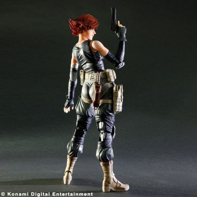 PlayArts改 メタルギアソリッド 梅丽尔・希尔弗伯 可动手办