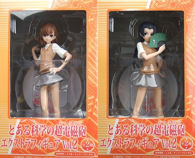 EX Figure 某科学的超电磁炮（レールガン） vol.2 御坂美琴＆婚后光子 2种套件 御坂美琴