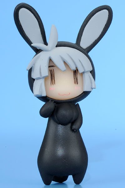 へっぽこ干支フィギュア ぽこうさ 黑 RESI-CARAT（塗装済み組立てキット）