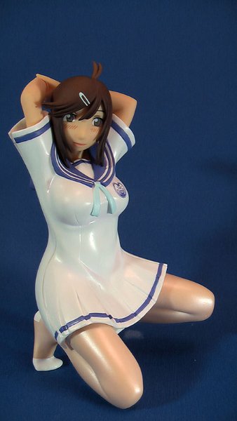 ケンコー全裸系水泳部ウミショー 静冈魅玲（白下着） 