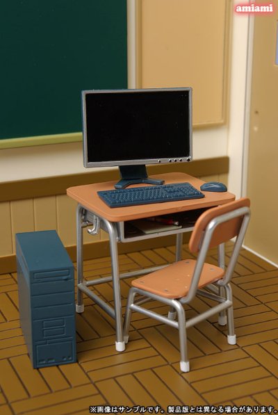 黏土人场景系列＃1 学校生活B套装（走廊侧）