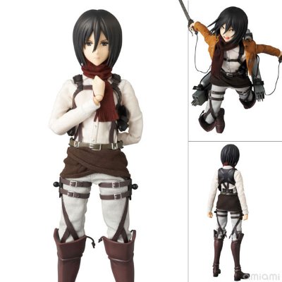 仿真可动角色#663 进击的巨人 三笠.阿克曼 二次生产样式