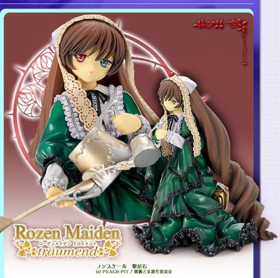 蔷薇少女  FIGURE FIGURE 翠星石 未涂装 BOX版