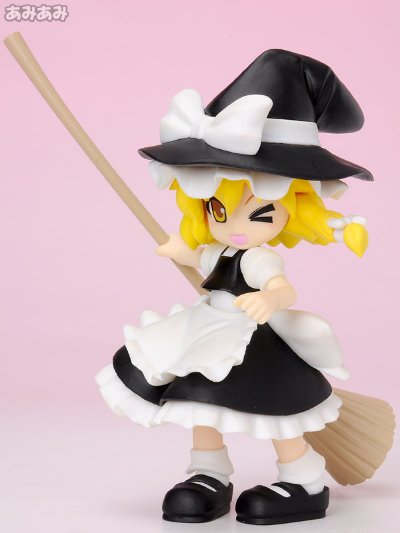 まめしき 东方Project 雾雨魔理沙 可动手办