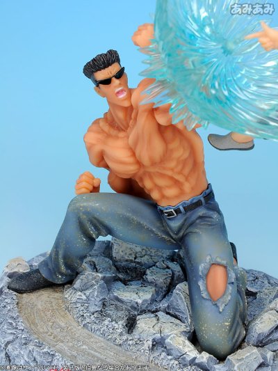 幽☆游☆白书 浦饭 幽助&戸愚吕弟 Fierce Battle Figure 