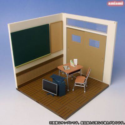 黏土人场景系列＃1 学校生活B套装（走廊侧）