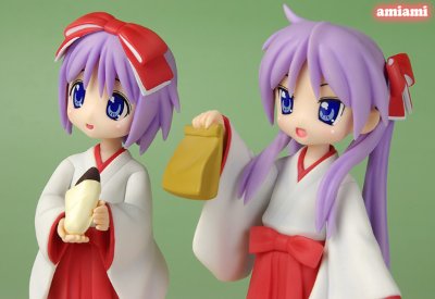 幸运星 あみあみ限定 柊かがみ＆つかさ 焼き芋どうぞセット 