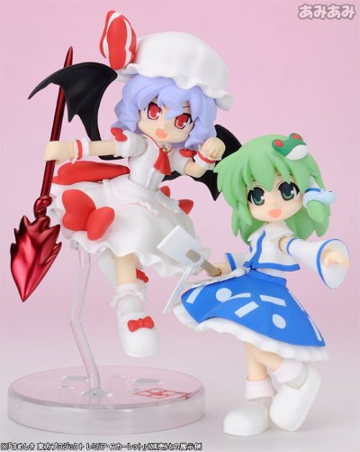 まめしき 东方Project 东风谷早苗 可动手办