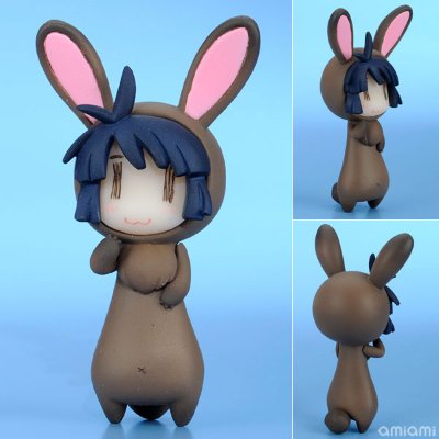 へっぽこ干支フィギュア ぽこうさ 茶 RESI-CARAT（塗装済み組立てキット）