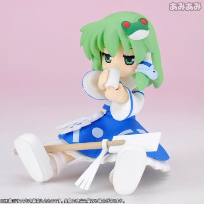 まめしき 东方Project 东风谷早苗 可动手办
