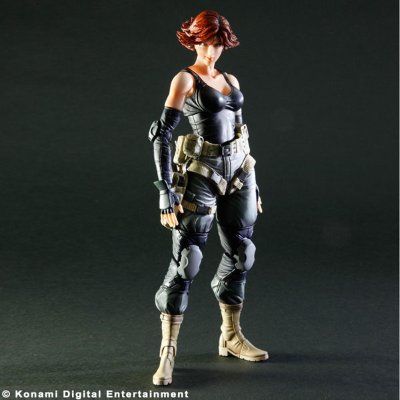 PlayArts改 メタルギアソリッド 梅丽尔・希尔弗伯 可动手办