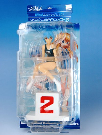 EVA エクストラスクール水着フィギュア 第1弹 绫波丽 