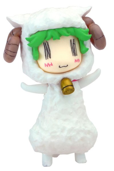 へっぽこ干支フィギュア ぽこひつじ/白 RESI-CARAT（塗装済み組立てキット）