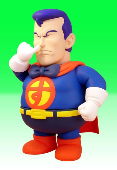 Dr.丝兰プ アラレちゃん スッパマンVer. ソフビフィギュア