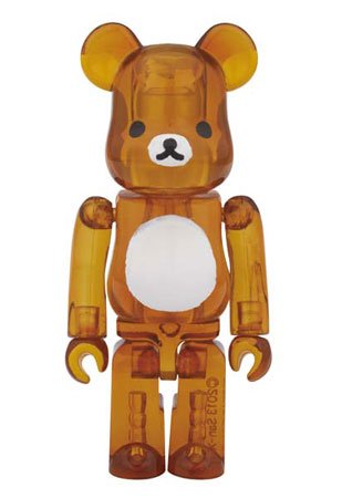 ベアブリック リラックマ クリアカラーVer.