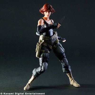 PlayArts改 メタルギアソリッド 梅丽尔・希尔弗伯 可动手办