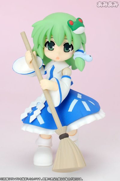 まめしき 东方Project 东风谷早苗 可动手办