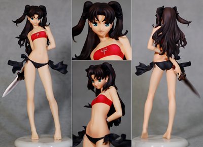 Fate/stay night 遠坂凛 泳装Ver. 未涂装