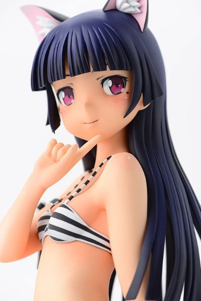 我的妹妹不可能这么可爱 五更瑠璃 条纹泳衣猫耳