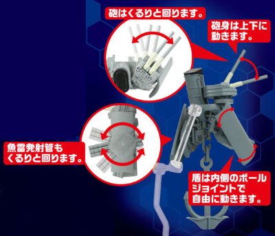 Microman Arts 舰队Collection-舰娘- MA1016 驱逐舰 电